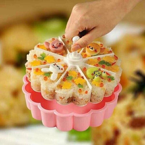 Khuôn Ép Xôi Khuôn Thạch Đa Năng 8 Ngăn Hình Trái Tim .KemNadi Shop
