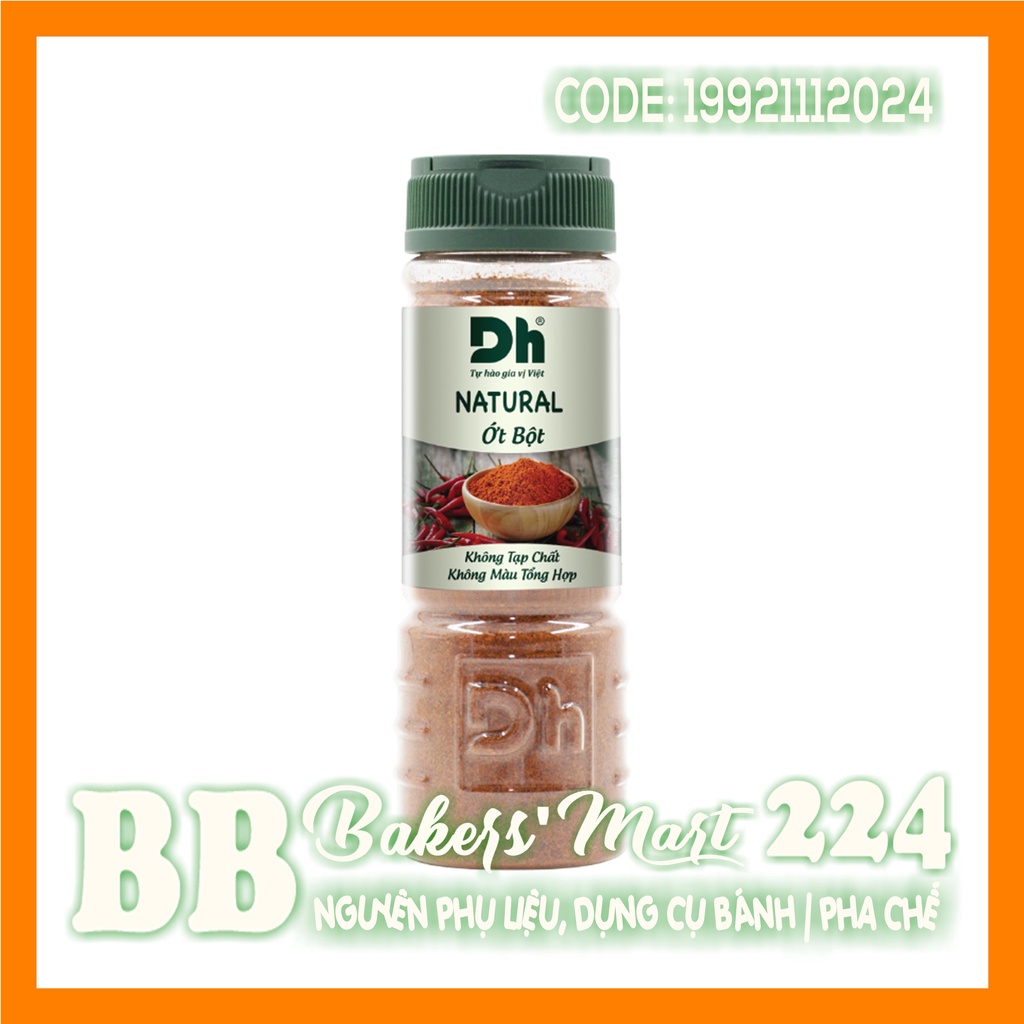 ỚT bột NATURAL DH Foods - Hủ 60gr