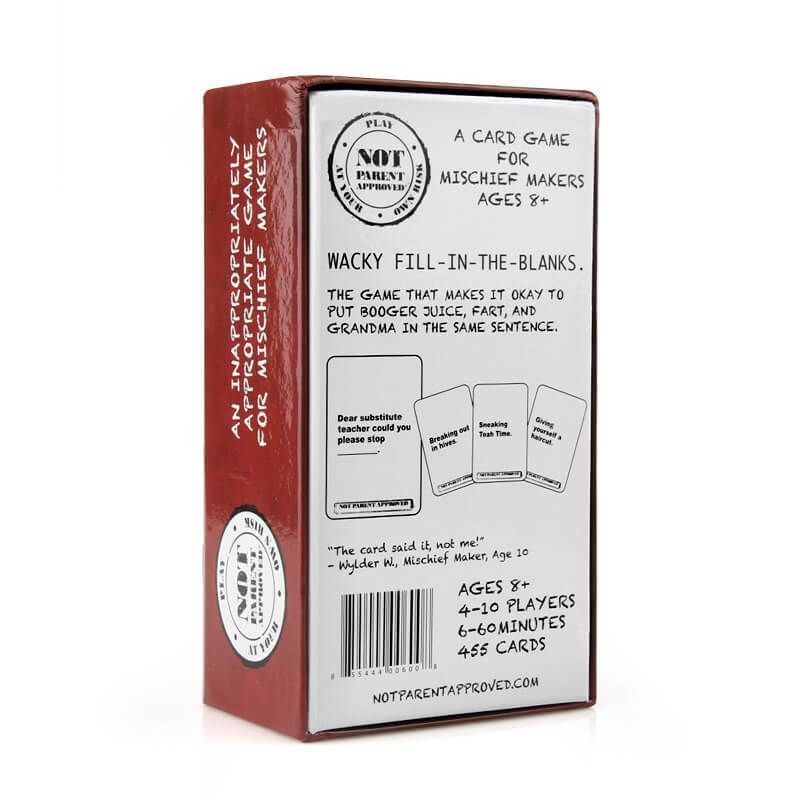 Board Game NOT PARENT APPROVED bản tiếng Anh