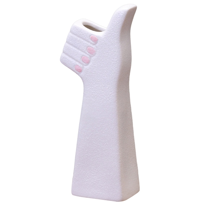 Lọ Hoa Sứ Cỡ Nhỏ Hình Bàn Tay Người Nghệ Thuật