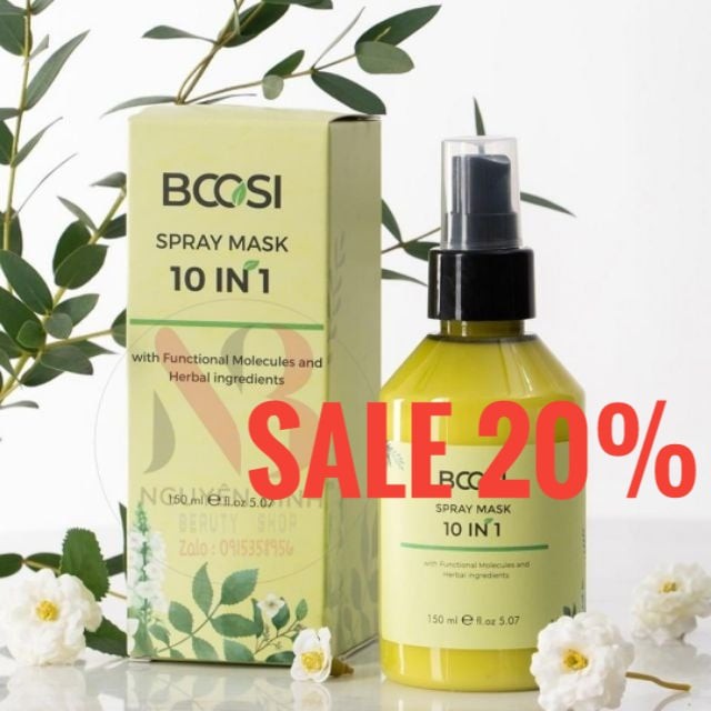 XỊT DƯỠNG PHỤC HỒI TÓC HƯ TỔN 10 TRONG 1 BCOSI