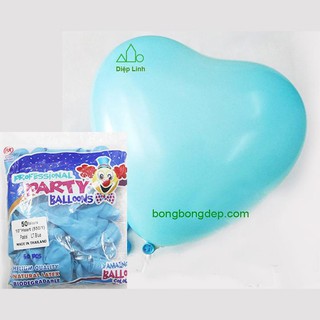 25 bóng trái tim cao su trang trí