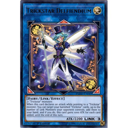 THẺ BÀI YUGIOH  Trickstar Delfiendium -