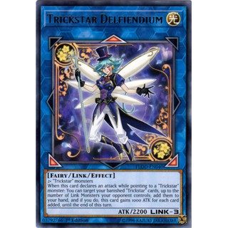 [ Đỗ Lạc Shop ] Thẻ Bài Mint90 Yugioh Link Trickstar Delfiendium