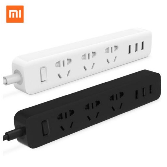 Ổ điện Xiaomi Mi Power Strip Trắng Và Đen - Hàng Chính Hãng Xiaomi Bảo Hành 2 Năm