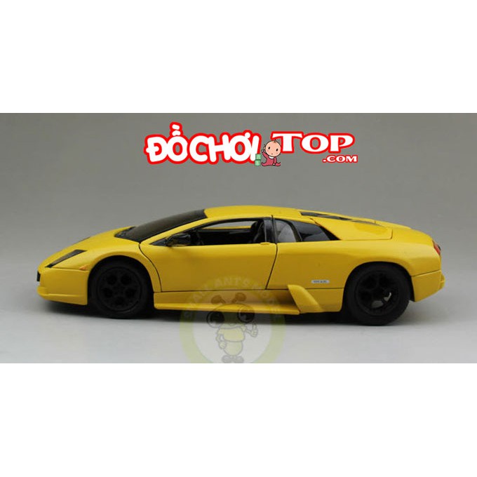 Mô hình siêu xe Lamborgini Huracan LP610 hãng LEO tỉ lệ 1:43 màu vàng  Chất Liệu Hợp Kim Cao Cấp