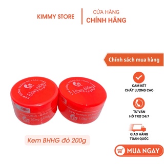 Lẻ hộp 200g kem bông hồng hoàng gia đỏ tròn