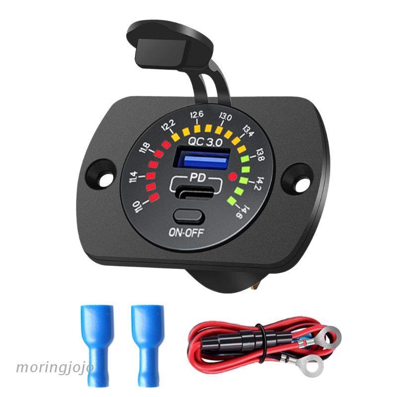 Củ Sạc Nhanh USB 3.0 Có Công Tắc ON/Off Nhiều Màu Sắc