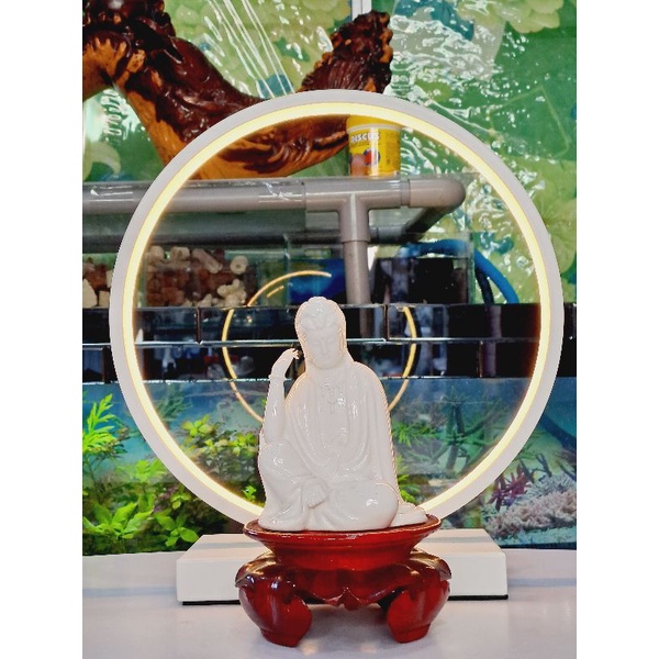 KỆ ĐÈN  HÀO QUANG TRANG TRÍ H-30CM