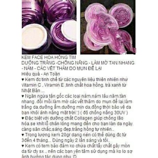 KEM FACE HOA HỒNG TÍM