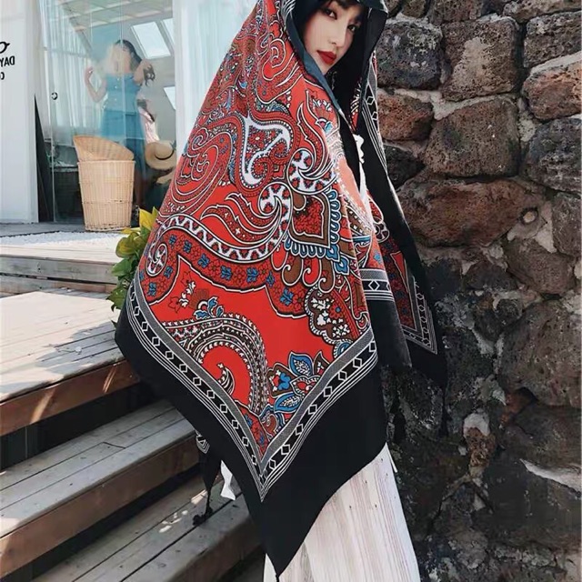 Khăn choàng bohemian Khăn choàng du lịch biển