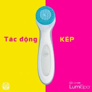 Máy rửa mặt lumispa+ phiếu bảo hành chính hãng )