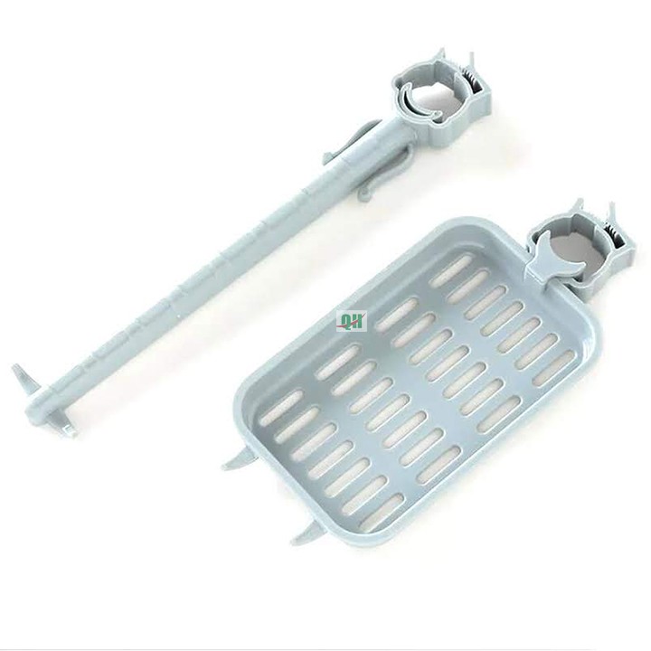 Khay Gắn Vòi Rửa Chén Bằng Nhựa Tiện Lợi Cho Bếp Và Phòng Tắm