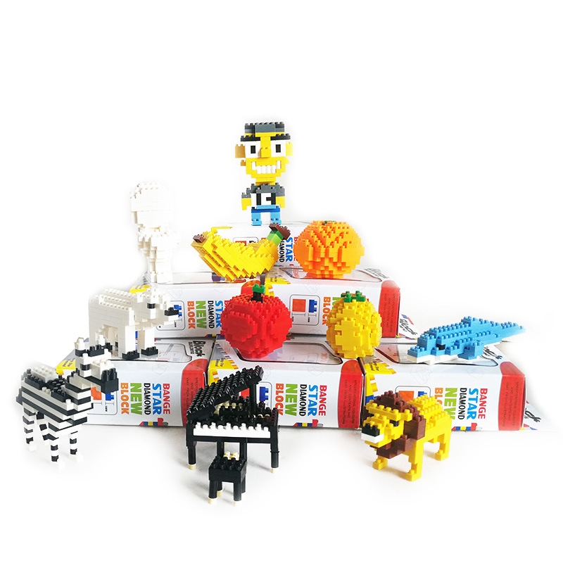 Dễ Thương Đồ Chơi Lego Hình Động Vật Hoạt Hình Xinh Xắn Cho Bé