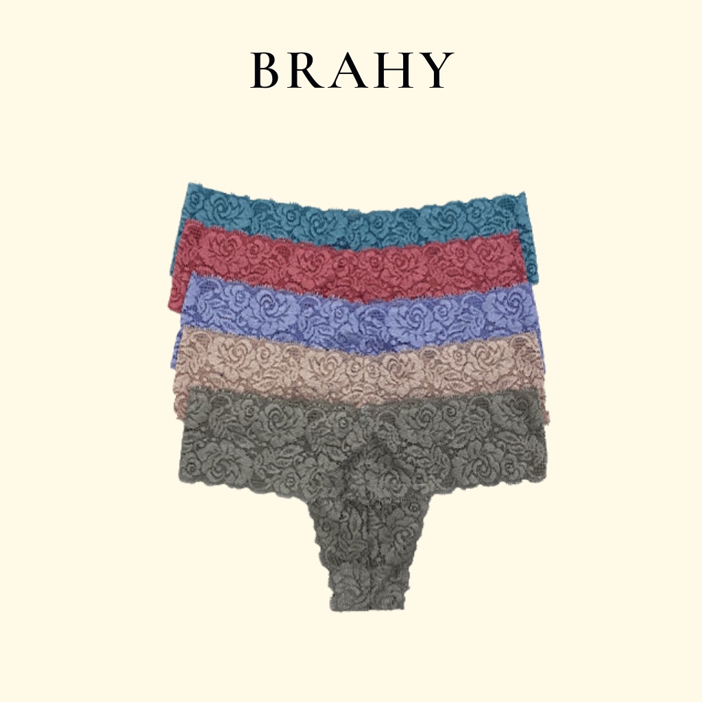 Combo 5 quần lót ren sexy gợi cảm vải ren cao cấp BRAHY Q05