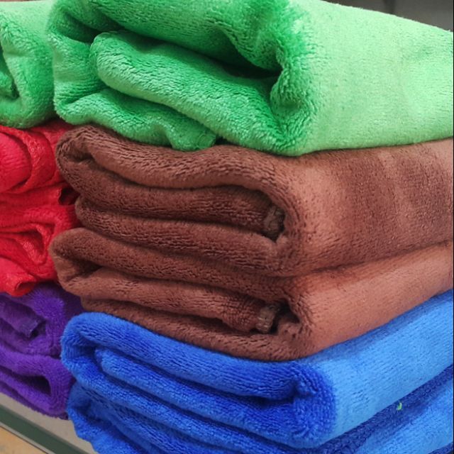 Khăn microfiber, thấm hút rất tốt, kích thước 35x75cm, 110gram