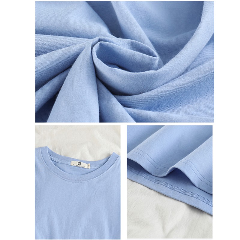 Áo Thun Cotton Tay Ngắn Form Rộng Với 12 Màu Hợp Thời Trang Dễ Phối Đồ