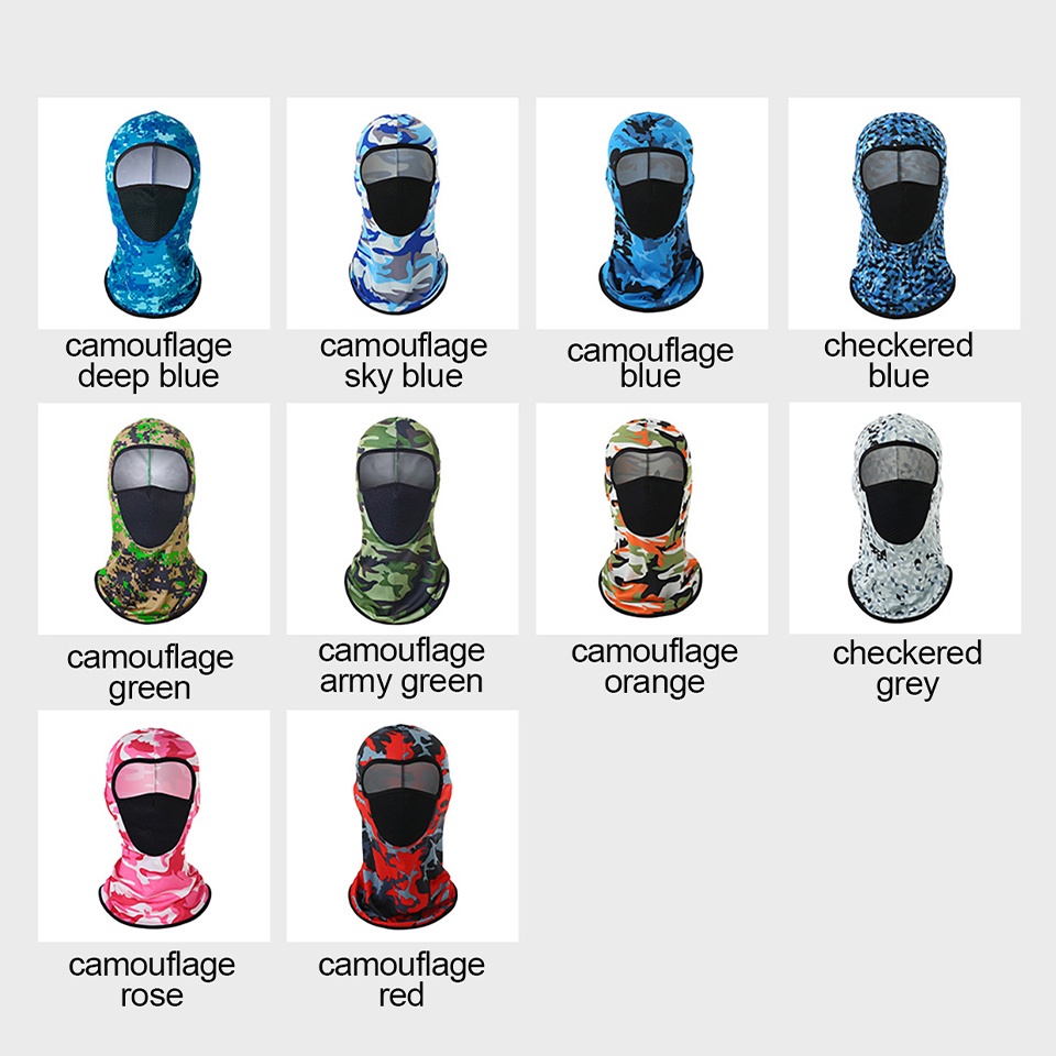 Vỏ Trùm Mặt Bằng Lụa Lạnh Chống Nắng Cho Hoạt Động Ngoài Trời