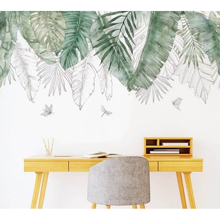 Decal trang trí Tán lá xanh nhiệt đới GD240