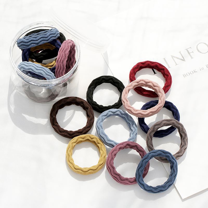 Set 40 dây buộc tóc co giãn phong cách Hàn Quốc thời trang dành cho nữ