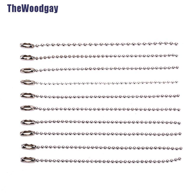 Set 10 Móc Khóa Hạt Đường Kính 3.5 "Dài 0.09"