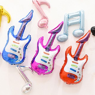 ( Sẵn ) Bong bóng kiếng đàn ghi ta - guitar Foil Balloon