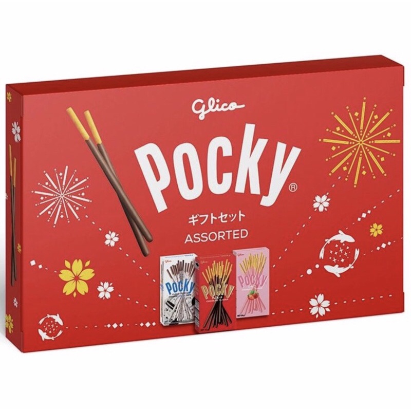 Hộp Tết Glico Pocky 3 Vị 118g