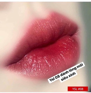 Son YSL TATOUAGE 08 Đỏ mận