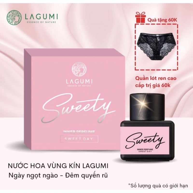 Nước hoa vùng kín Lagumi Sweety - mùi hương ngày ngọt ngào ( Sweet Day)