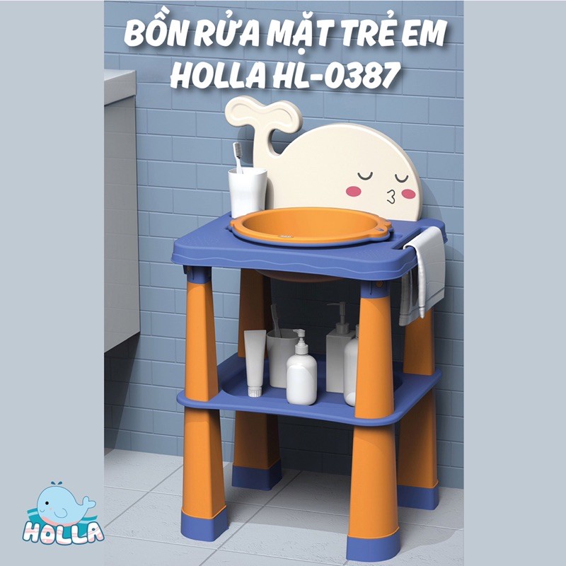 Bồn rửa mặt đa chức năng HOLLA chính hãng cho bé