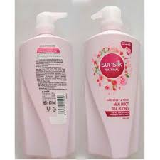 Dầu gội sunsilk natural RASPBERRY & ROSE 650g