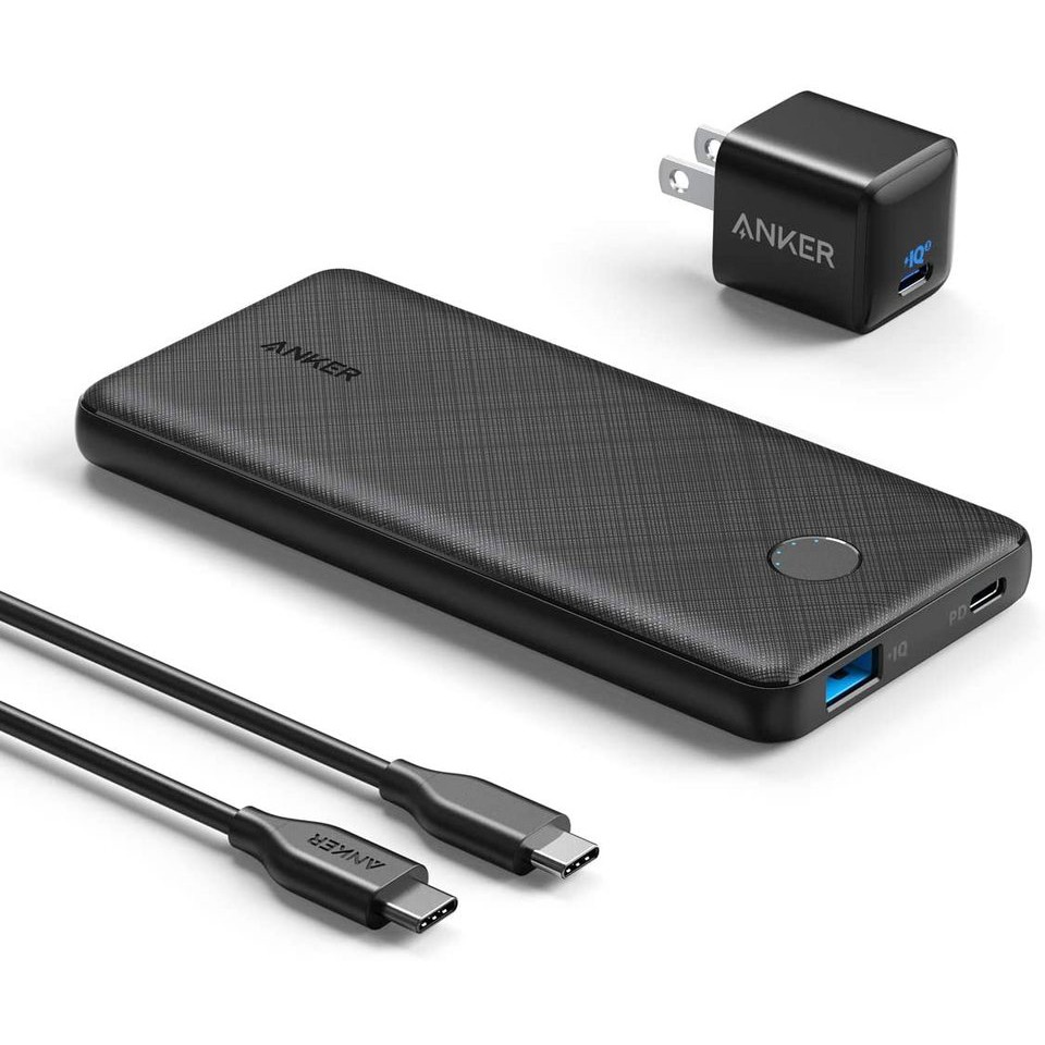 Pin sạc Dự Phòng Anker PowerCore Slim 10000 PD - A1231 không box hàng chính hãng