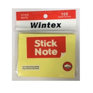 Giấy note vàng Wintex/ Flexoffice các size: 3x2cm, 3x3cm, 3x4cm, 3x5cm