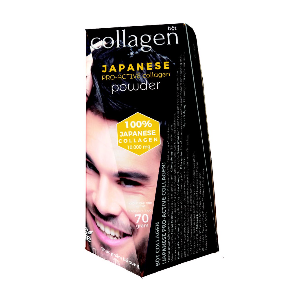 [Free Ship &amp; Quà tặng làm đẹp] Bột hòa tan uống liền Collagen Pro-Active Nhật Bản đẹp da, mờ thâm sạm nám nguyên chất