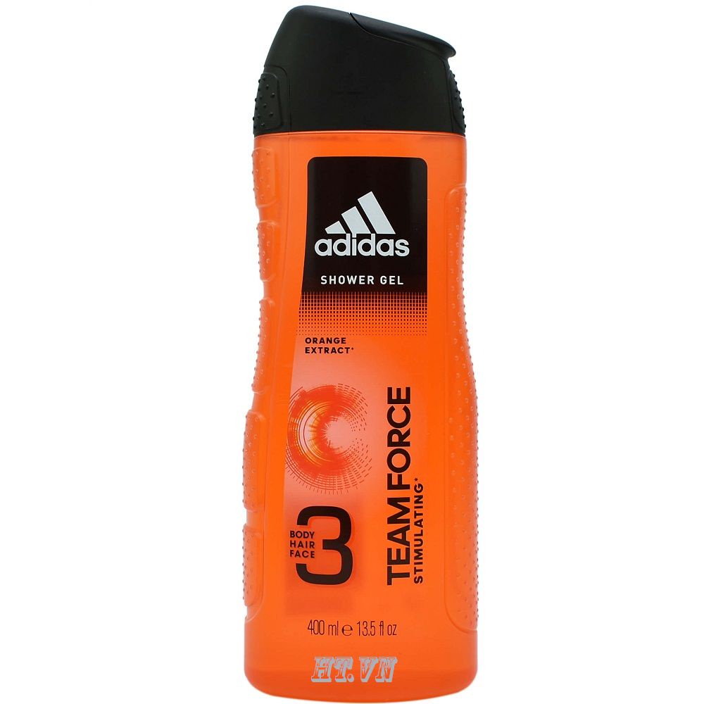 Sữa Tắm, Dầu Gội, Sữa Rửa Mặt 400ml Adidas TEAM FORCE Chính Hãng 100%