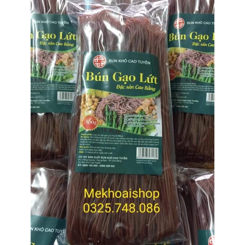 Mì bún gạo lứt Cao Tuyền-đặc sản Cao Bằng (500g) eatclean/keto/das giảm kg ăn kiêng tiểu đường