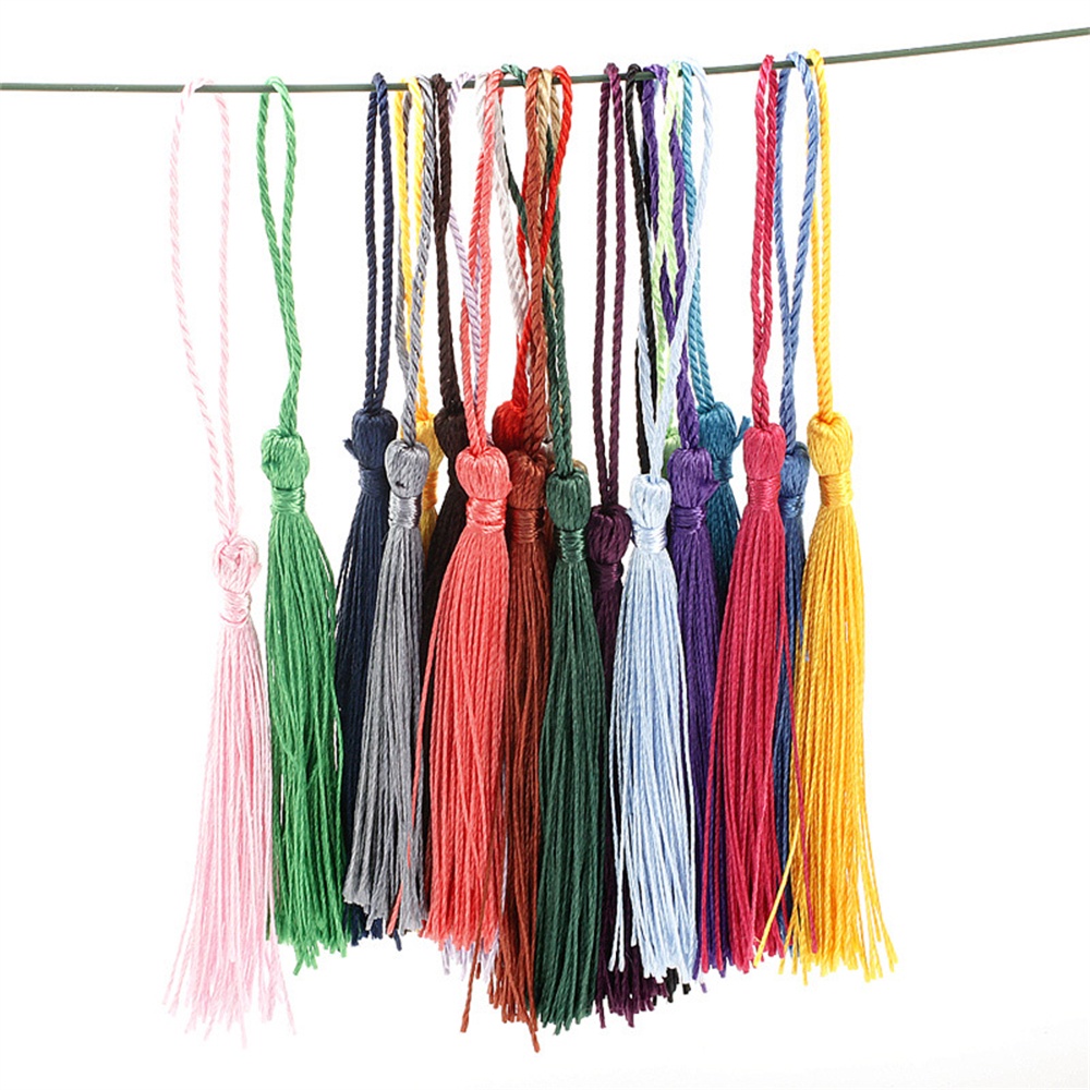 Bộ 3 dây treo tua rua trang trí xe hơi nhiều màu tùy chọn tiện lợi