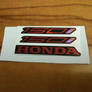 Bộ tem phản quang honda 150 màu đỏ