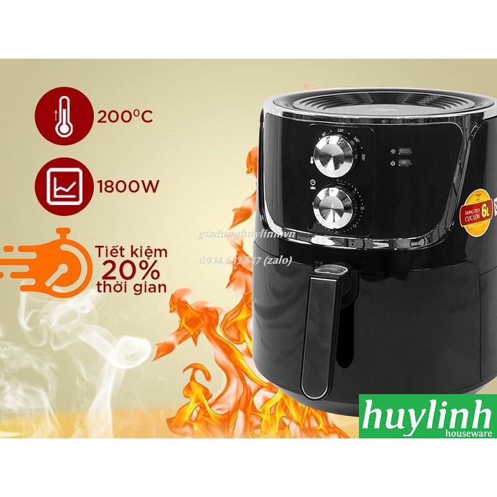 Nồi chiên không dầu Magic Korea A801 - 6 lít - 1800W