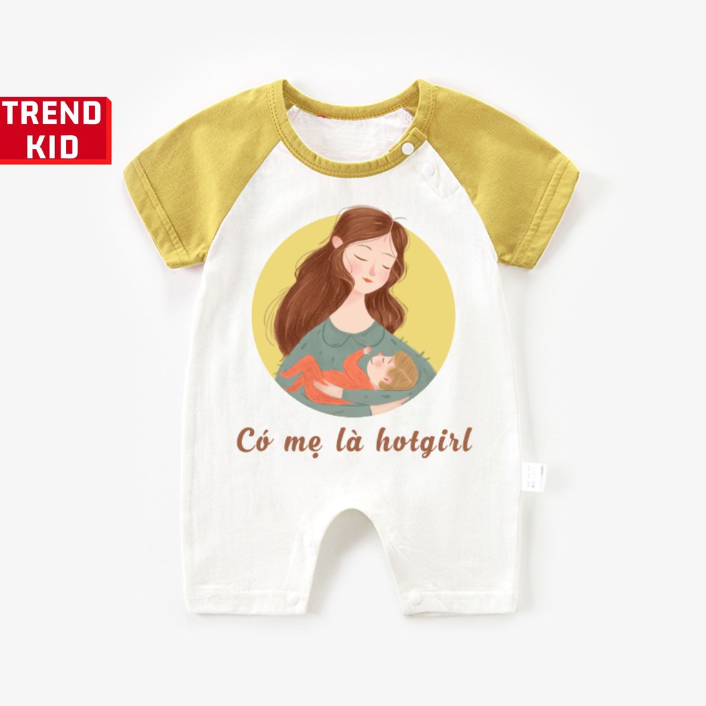 Bodysuit, bộ liền thân cho trẻ sơ sinh in hình Hottgirl BABYWANT