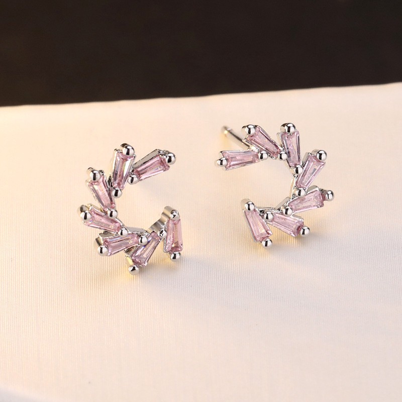 Khuyên Tai Nữ Mạ Bạc 925 Thời Trang Hàn