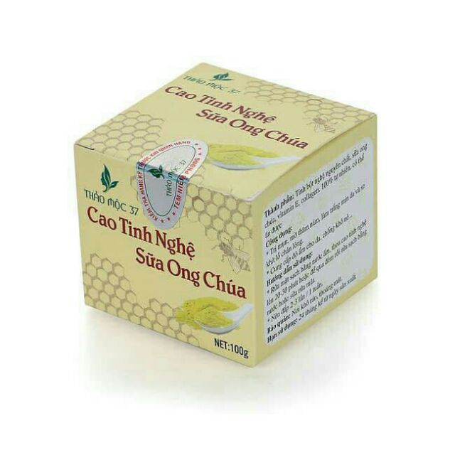 Combo 2 hộp cao tinh nghệ sữa ong chúa thảo mộc 37