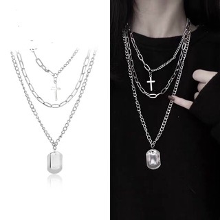 Set 3 Dây Chuyền Unisex Thời Trang Cá Tính (Không rỉ)