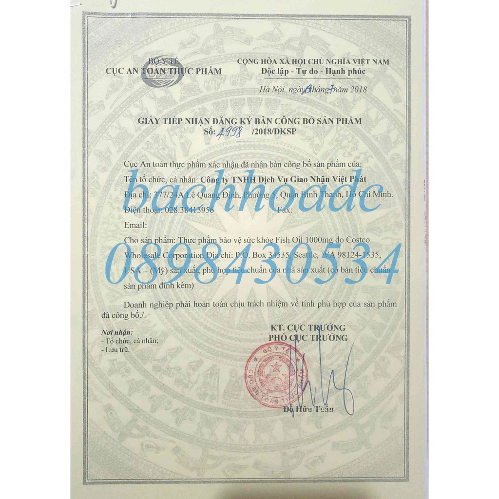 [DATE 3/2024-chuẩn Mỹ] Dầu Cá Kirkland Fish Oil 1000Mg 400 viên của Mỹ | Thế Giới Skin Care