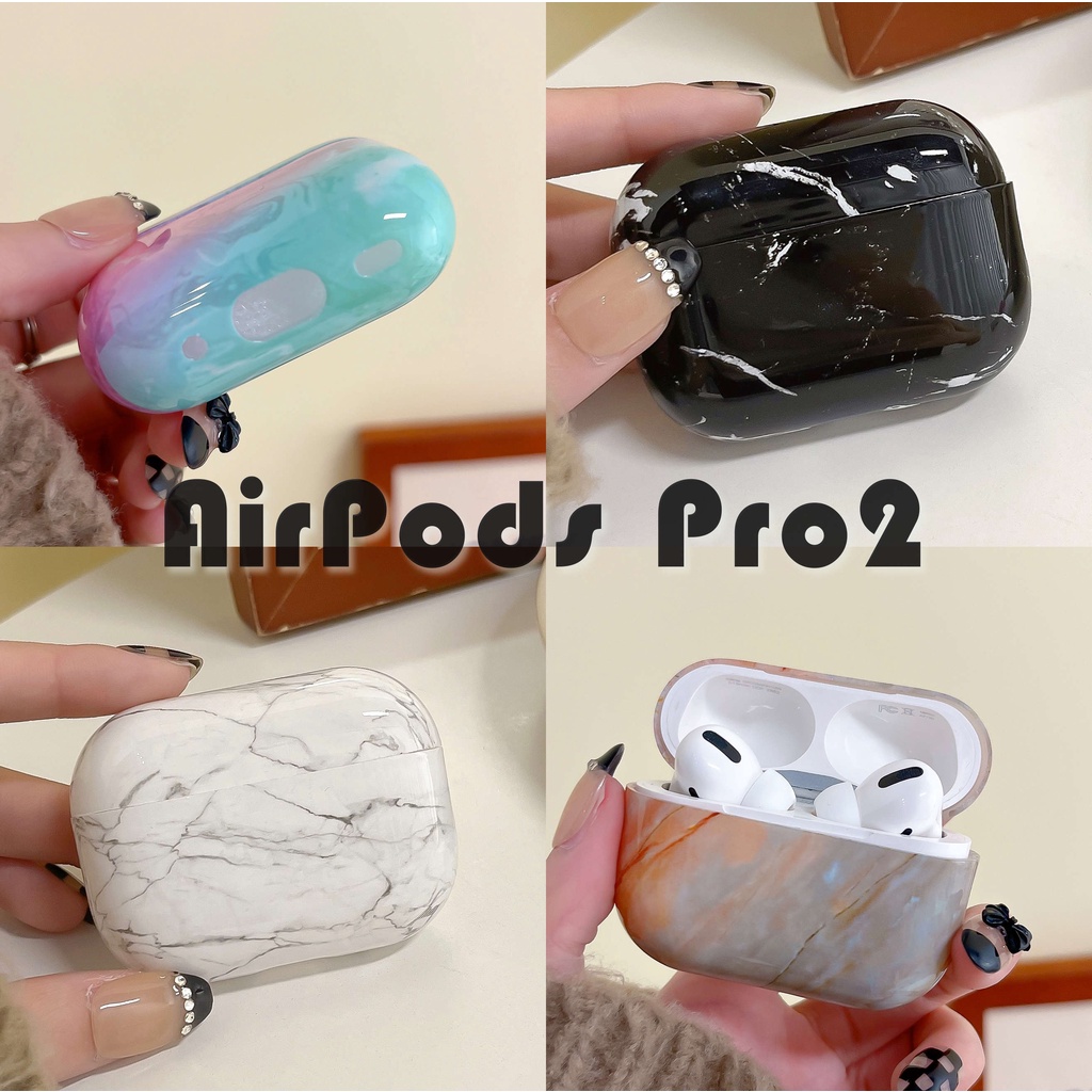 Vỏ Bảo Vệ Hộp Sạc Tai Nghe AirPods3 AirPodsPro2gen 2021 Kết Cấu Đá Hoa Cương Bằng PC Kiểu Mới Ốp