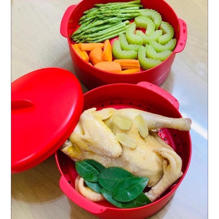 Xửng hấp Tupperware 2 tầng steam it
