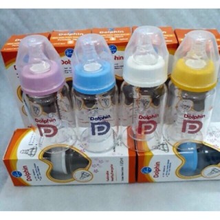 Bình sữa thuỷ tinh dolphin 120ml