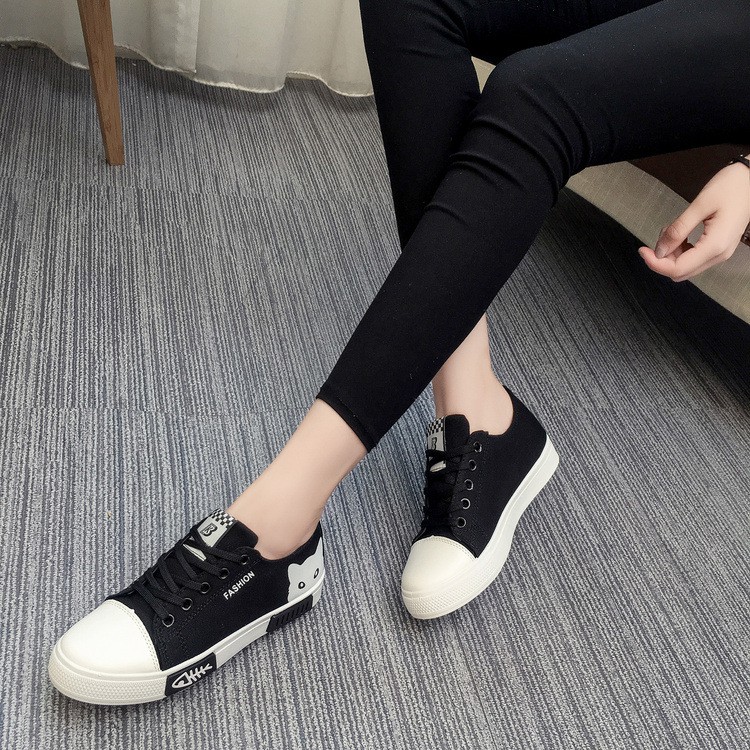 Giày Thể Thao Nữ [FREESHIP] hot trend đế bằng xinh xắn dễ thương năng động - Giảm ngay 20k - E1 | BigBuy360 - bigbuy360.vn