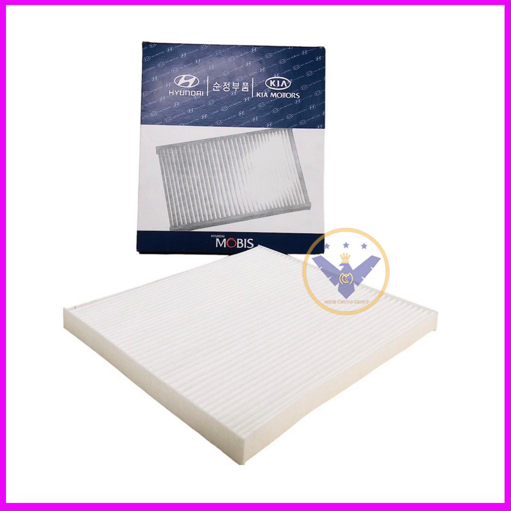 Combo 2 Lọc gió điều hòa Santafe , Sedona, Cerato 2.0, Optima, Sonata, Carnival, Azera  -mã  97133-2W000(Trắng)