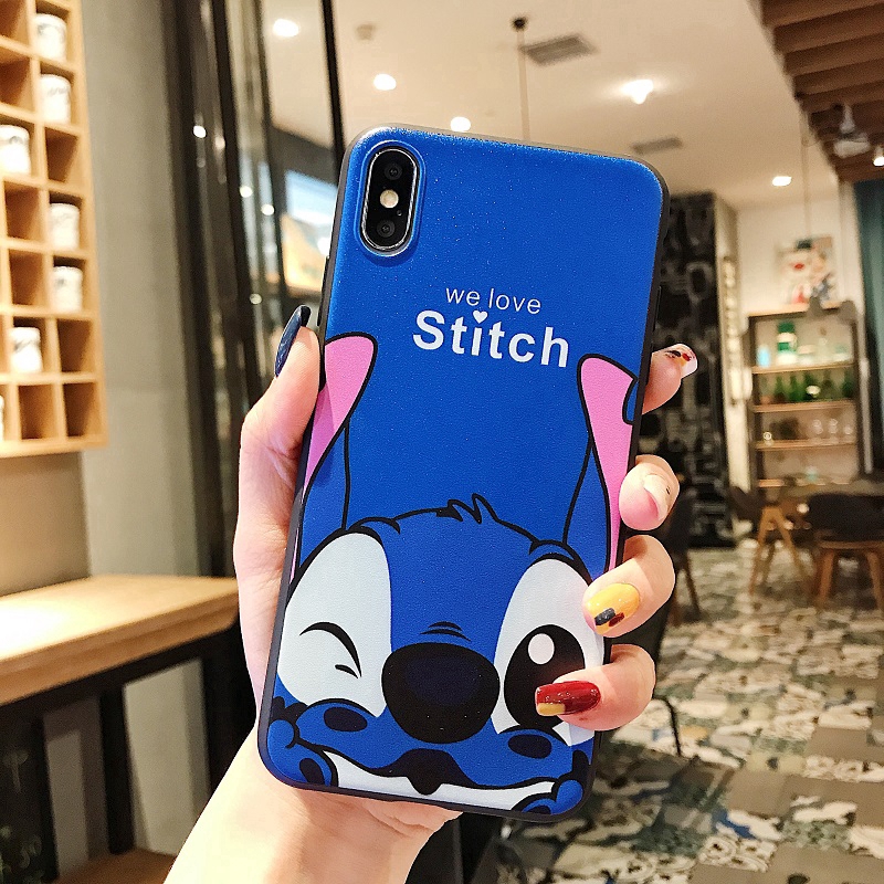 Ốp lưng Xiaomi Mi 6 8 9 SE A1 A2 A3 Lite 9T Pro Soft TPU Phone Case Motif Love Stitch